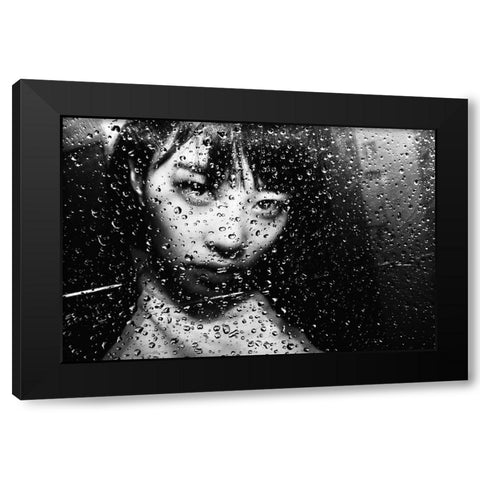 Portrait Black Modern Wood Framed Art Print with Double Matting by Suzuki, Tatsuo