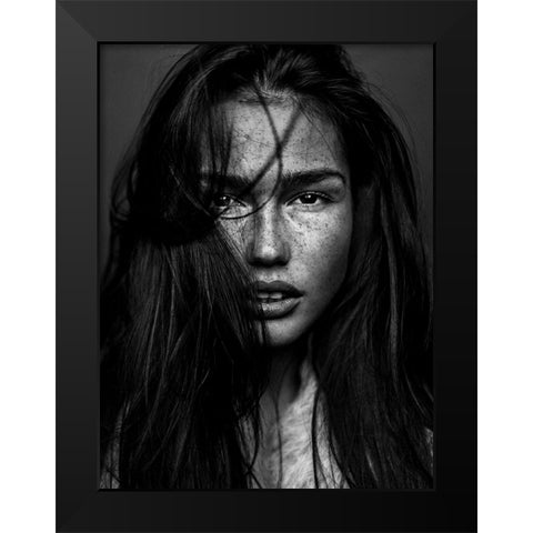 Romi Black Modern Wood Framed Art Print by Krystynek MQEP, Martin