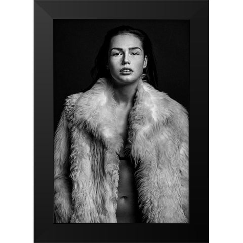 Romi Black Modern Wood Framed Art Print by Krystynek Mqep, Martin