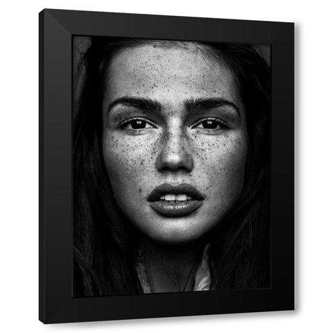 Romi Black Modern Wood Framed Art Print with Double Matting by Krystynek MQEP, Martin