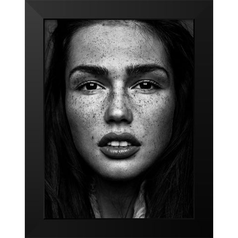 Romi Black Modern Wood Framed Art Print by Krystynek MQEP, Martin