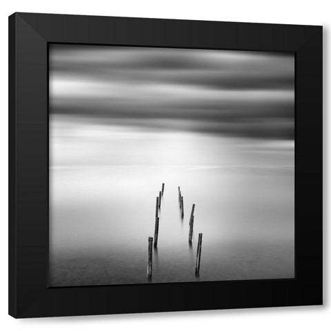 As Time Goes By 003 Black Modern Wood Framed Art Print by Digalakis, George