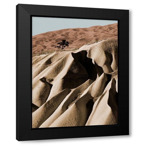 Alone Black Modern Wood Framed Art Print by Malovrh, Milan