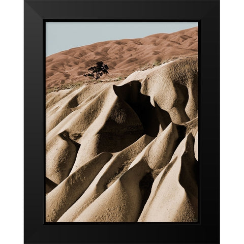 Alone Black Modern Wood Framed Art Print by Malovrh, Milan