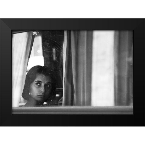 Your Eyes-From The Series Qaloneq And Qmontevideoq Black Modern Wood Framed Art Print by Matthes, Dieter