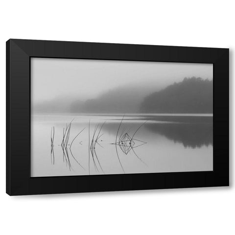 When You Can Hear The Silence Black Modern Wood Framed Art Print with Double Matting by Pettersson, Benny