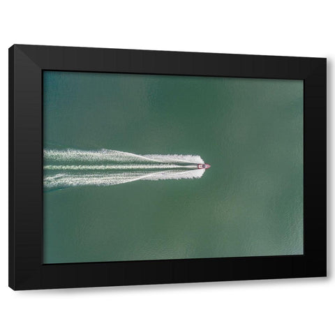 Untitled Black Modern Wood Framed Art Print with Double Matting by Tetsurou, Kobayashi