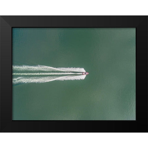 Untitled Black Modern Wood Framed Art Print by Tetsurou, Kobayashi