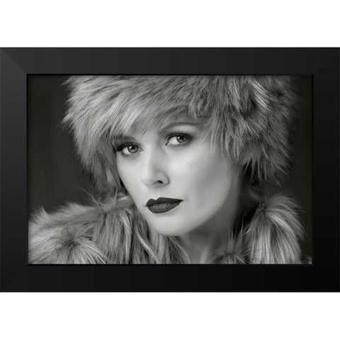 The Eyes Have It Black Modern Wood Framed Art Print by Wilkinson, Hugh