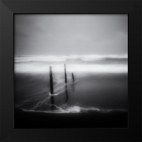 The Last Black Modern Wood Framed Art Print by Della Latta, Massimo