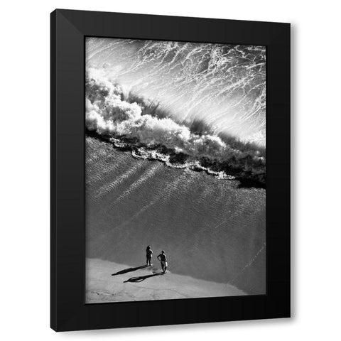 Untitled Black Modern Wood Framed Art Print by Ferreira, Rui