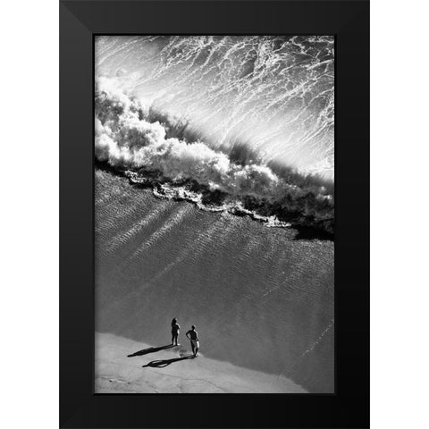 Untitled Black Modern Wood Framed Art Print by Ferreira, Rui