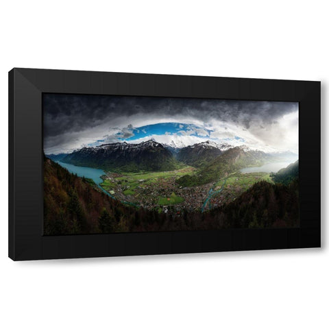 Interlaken Eye. Black Modern Wood Framed Art Print by Pablo De, Juan