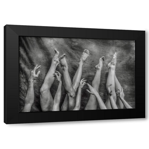 An Elegant Chaos. Black Modern Wood Framed Art Print with Double Matting by Arcos aka, Antonio