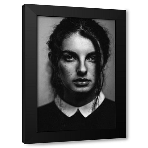 Untitled Black Modern Wood Framed Art Print by Vasilenko, Artem