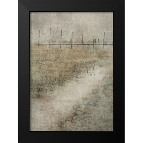 On The Way... Black Modern Wood Framed Art Print by Talen, Nel