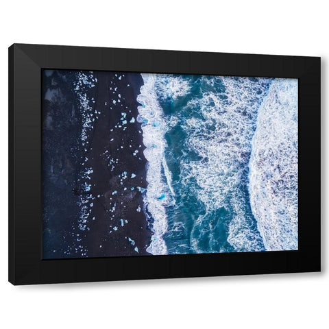 From Above Iv Black Modern Wood Framed Art Print by Carrillo Lopez, Antonio