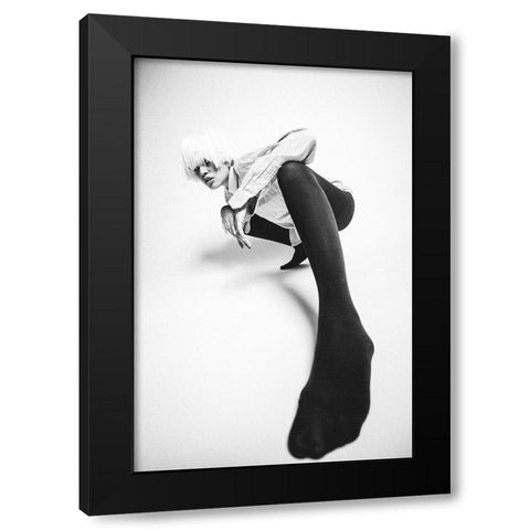 Untitled Black Modern Wood Framed Art Print by Vasilenko, Artem