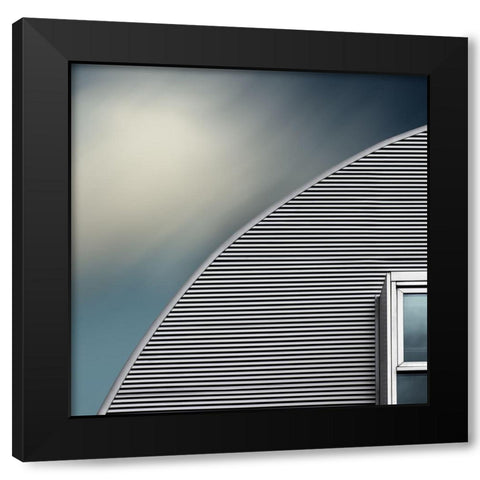 Rounded Roof Black Modern Wood Framed Art Print with Double Matting by Claes, Gilbert