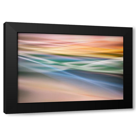 Untitled Black Modern Wood Framed Art Print with Double Matting by Or, Keren