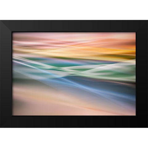 Untitled Black Modern Wood Framed Art Print by Or, Keren
