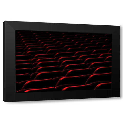 Cinema Black Modern Wood Framed Art Print by Hawerkamp, Hans-Wolfgang