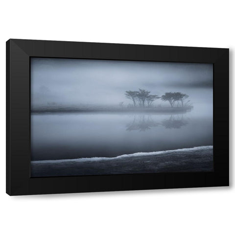 Untitled Black Modern Wood Framed Art Print by Nagase, Shota