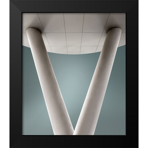 Summam Black Modern Wood Framed Art Print by Claes, Gilbert