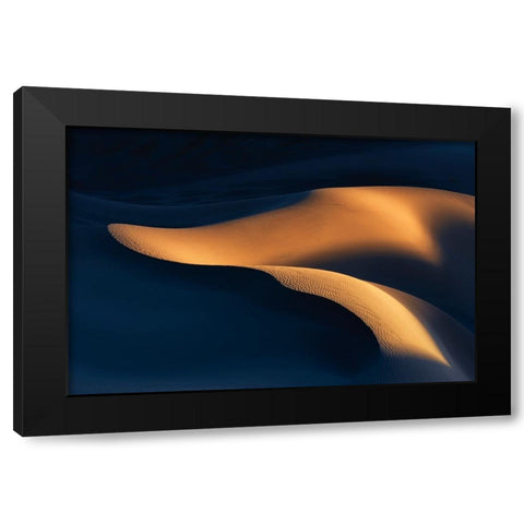 Light And Shadow Black Modern Wood Framed Art Print with Double Matting by Asghar Alimoradi, Ali