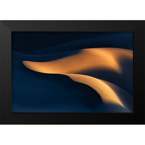 Light And Shadow Black Modern Wood Framed Art Print by Asghar Alimoradi, Ali
