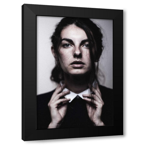 Untitled Black Modern Wood Framed Art Print with Double Matting by Vasilenko, Artem