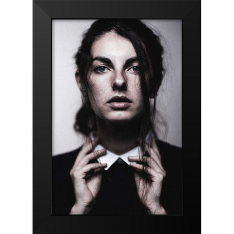 Untitled Black Modern Wood Framed Art Print by Vasilenko, Artem