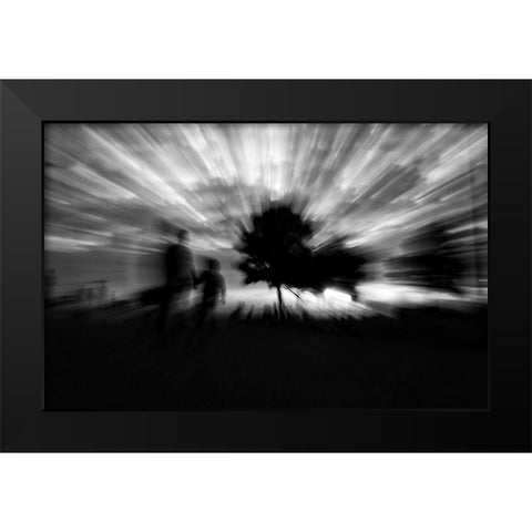 Untitled Black Modern Wood Framed Art Print by Ayer, Ali