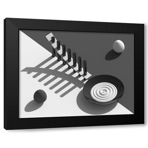 Combination Black Modern Wood Framed Art Print by Bunjamin, Antonyus