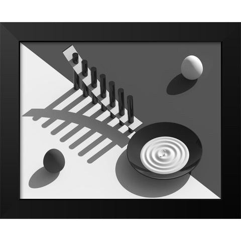 Combination Black Modern Wood Framed Art Print by Bunjamin, Antonyus