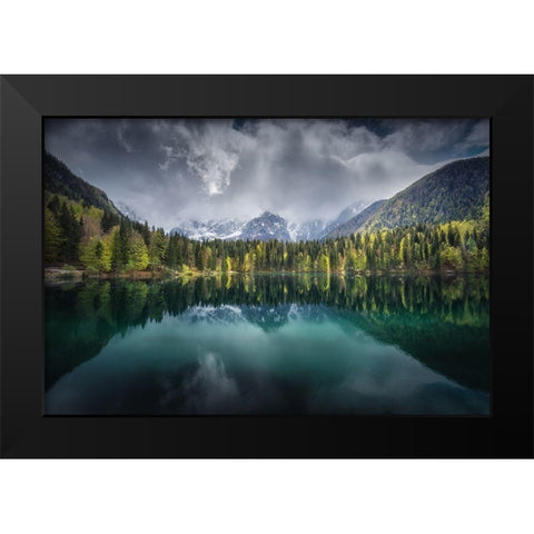 Moody Day Black Modern Wood Framed Art Print by Gamito, Clara