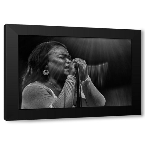 Soul,Soul,Soul Black Modern Wood Framed Art Print by Domont, Jois