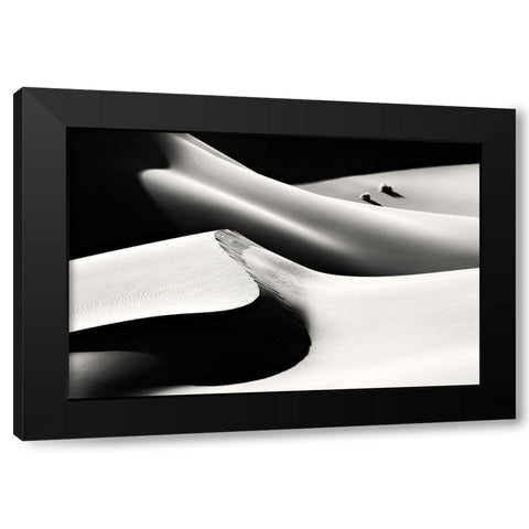 Life Black Modern Wood Framed Art Print by Momeni, Mohammadreza