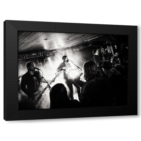 Musical Perspective Black Modern Wood Framed Art Print with Double Matting by Samuelsson, Anders