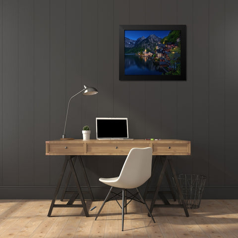 Tourist View. Black Modern Wood Framed Art Print by Pablo De, Juan