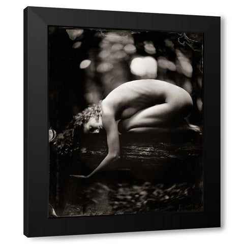 Fredau 2 Black Modern Wood Framed Art Print by van Hal, Peter