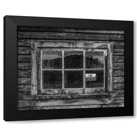 Viewpoint Black Modern Wood Framed Art Print with Double Matting by Agazzi, Andreas