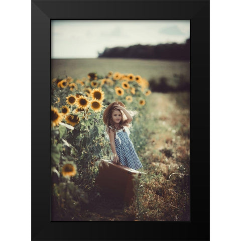 Untitled Black Modern Wood Framed Art Print by Jovanovic, Koki