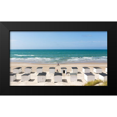 West Coast Mood. On A Summer Day Iii Black Modern Wood Framed Art Print by Londal, Leif