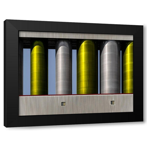 Untitled Black Modern Wood Framed Art Print by Verschelden, Harry