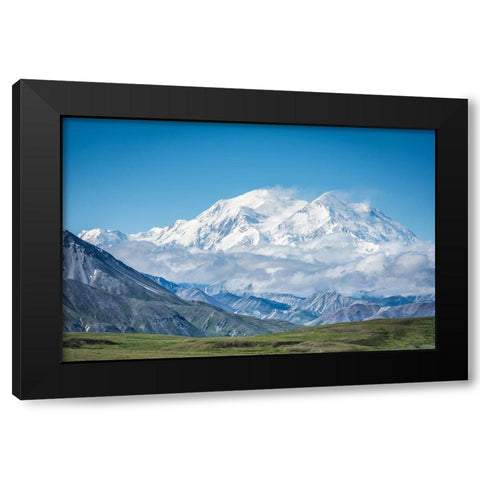 Mt. Denali - Alaska 20,310 Black Modern Wood Framed Art Print by C. Sink, Jeffrey
