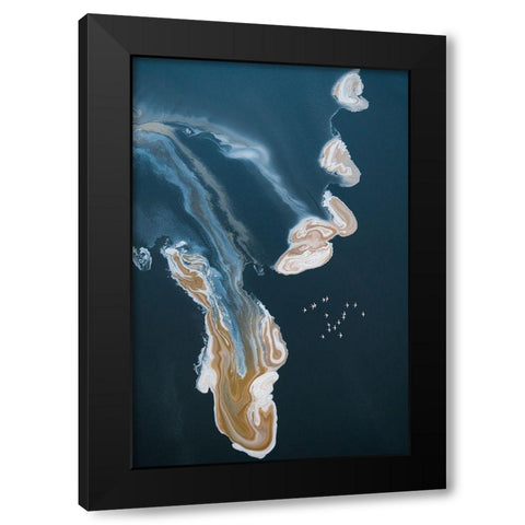 Fly In The Picture Black Modern Wood Framed Art Print by Fan, John