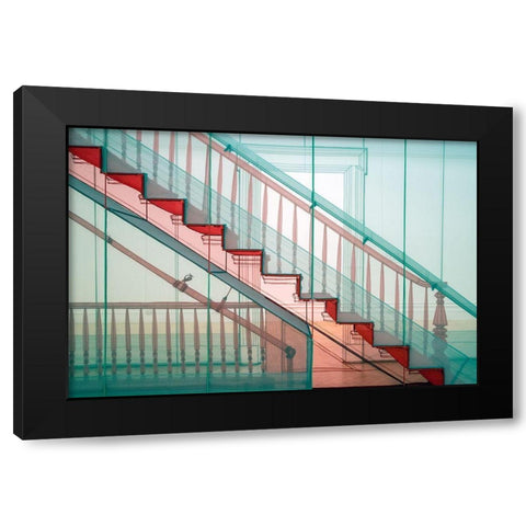 New York City Loft Black Modern Wood Framed Art Print by Wride, Linda