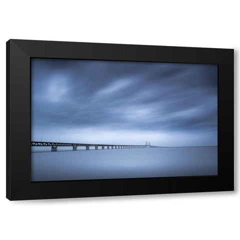 The Bridge Black Modern Wood Framed Art Print with Double Matting by Christensen, Andreas