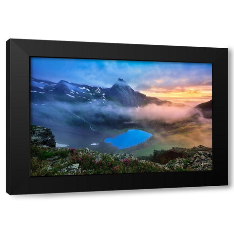 Colorado Paradise Black Modern Wood Framed Art Print by Xu, Mei